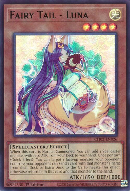 Fairy Tail - Luna - CH02-EN026 - Ultra Rare - 1st Edition
