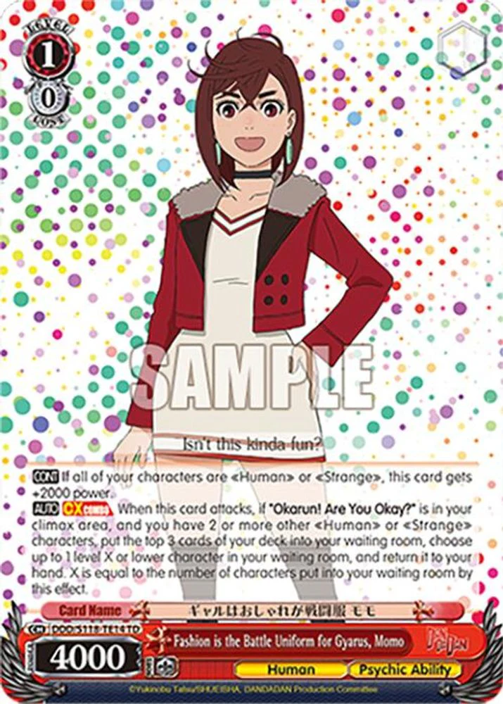 Fashion is the Battle Uniform for Gyarus, Momo - DDD/S118-TE14TD - Trial Deck