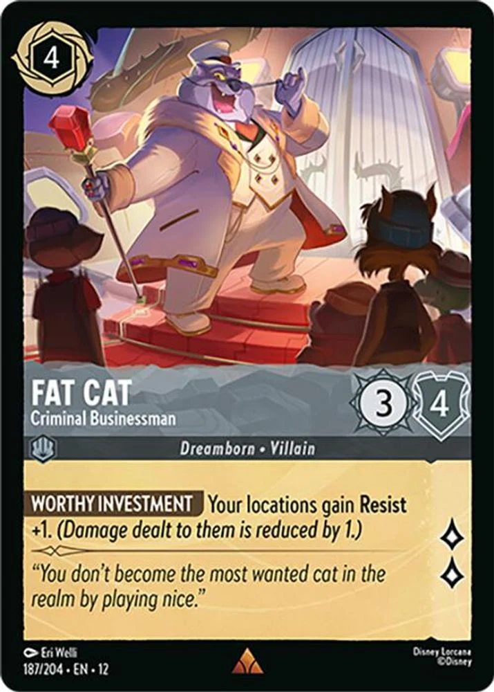 Fat Cat (Criminal Businessman) - 187/204 - Rare