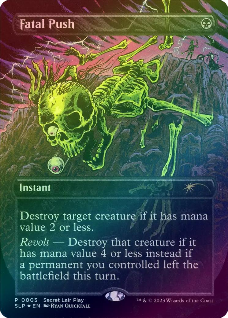 Fatal Push - Borderless (Foil) (SLP)