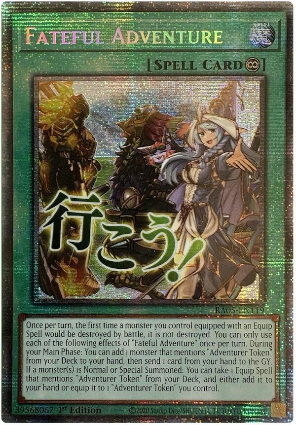 Fateful Adventure - RA05-EN119 - Starlight Rare - 1st Edition