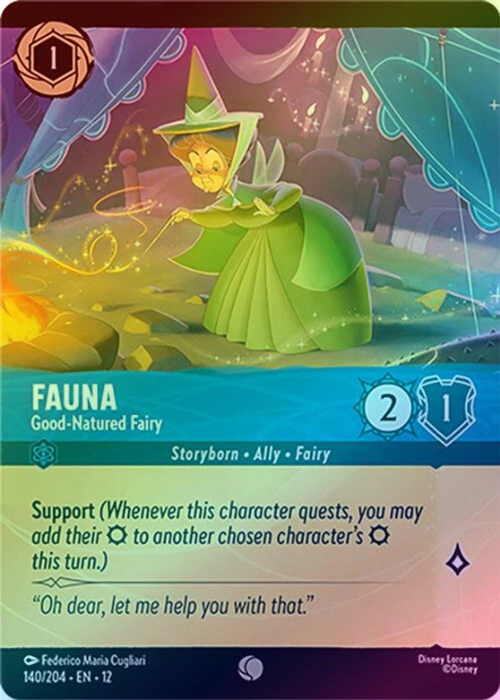Fauna (Good-Natured Fairy) - 140/204 - Common (Foil)