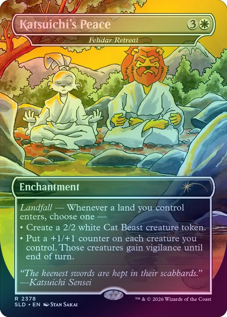 Katsuichi's Peace // Felidar Retreat - Featuring: Stan Sakai (Foil) (SLD)