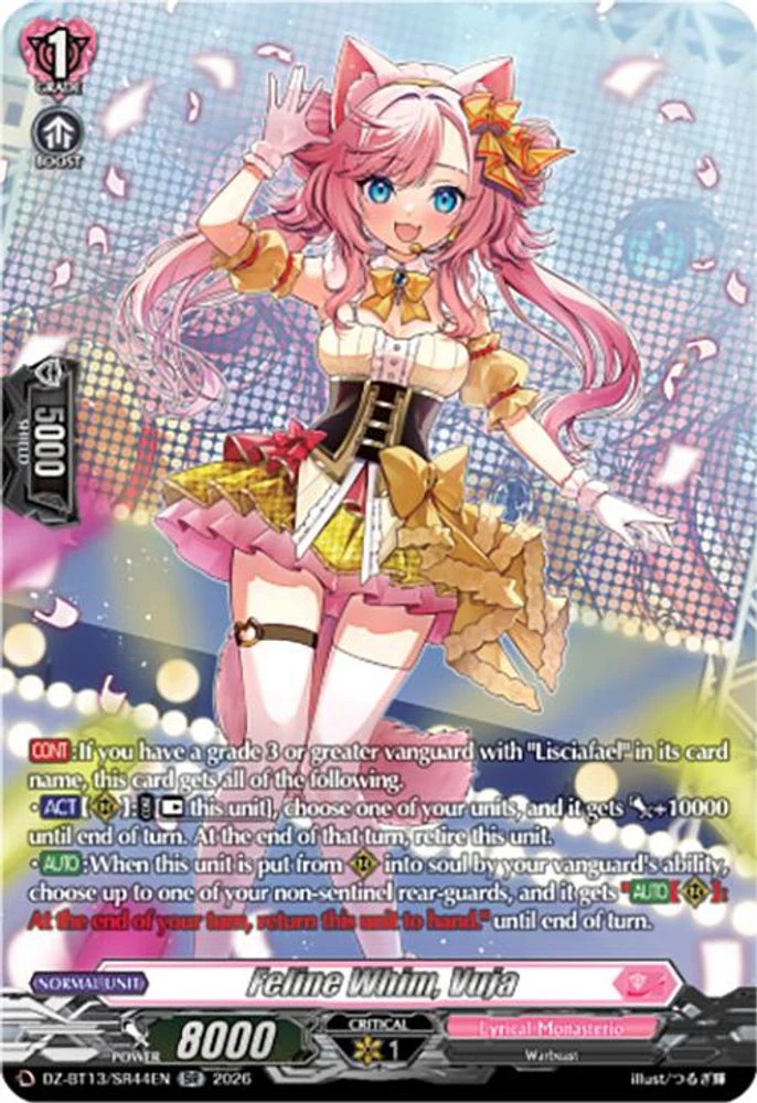 Feline Whim, Vuja (SR) - DZ-BT13/SR44EN - Silver Rare