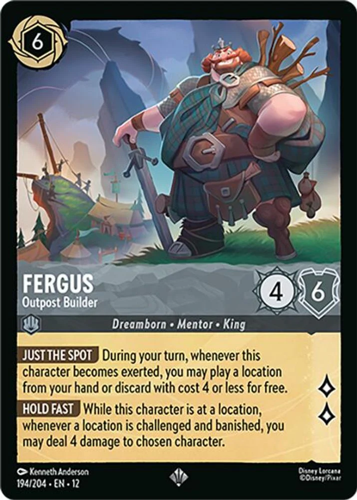 Fergus (Outpost Builder) - 194/204 - Super Rare