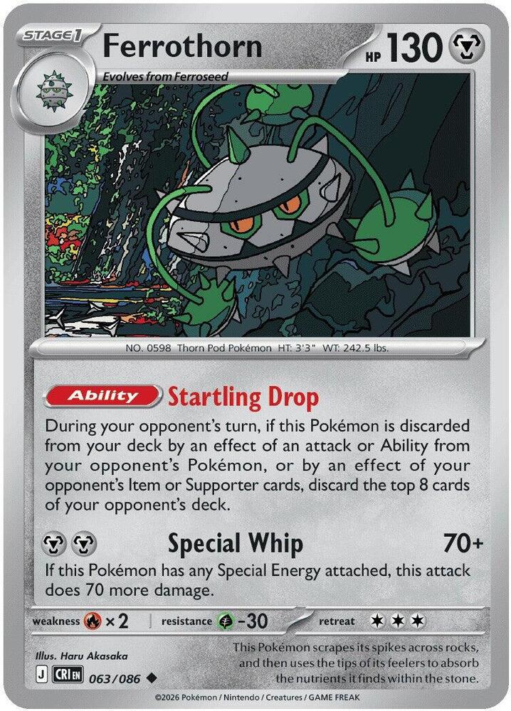 Ferrothorn - 063/086 - Uncommon