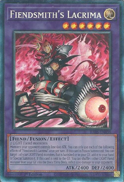 Fiendsmith's Lacrima (PCR) - RA05-EN038 - Prismatic Collector's Rare - 1st Edition