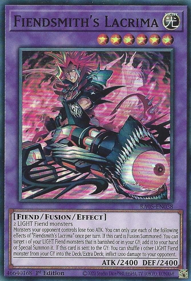 Fiendsmith's Lacrima - RA05-EN038 - Super Rare - 1st Edition