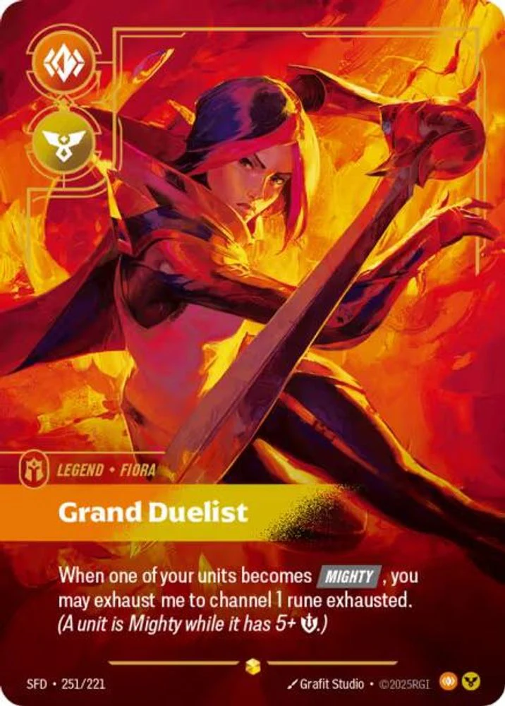 Fiora - Grand Duelist (Overnumbered) - 251/221 - Showcase