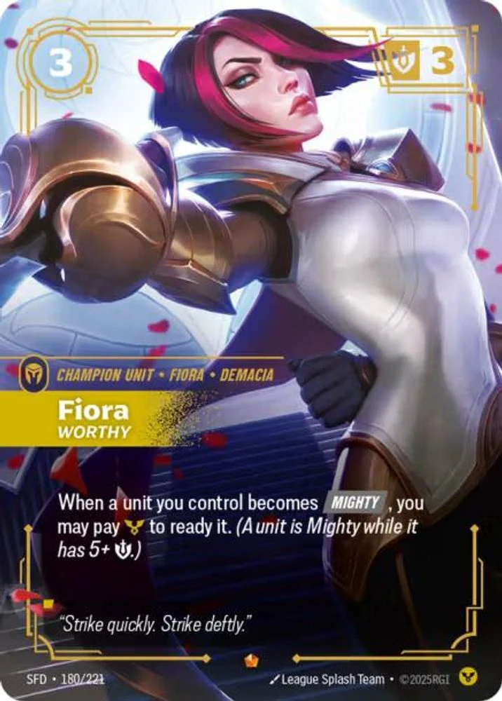 Fiora - Worthy - 180/221 - Epic