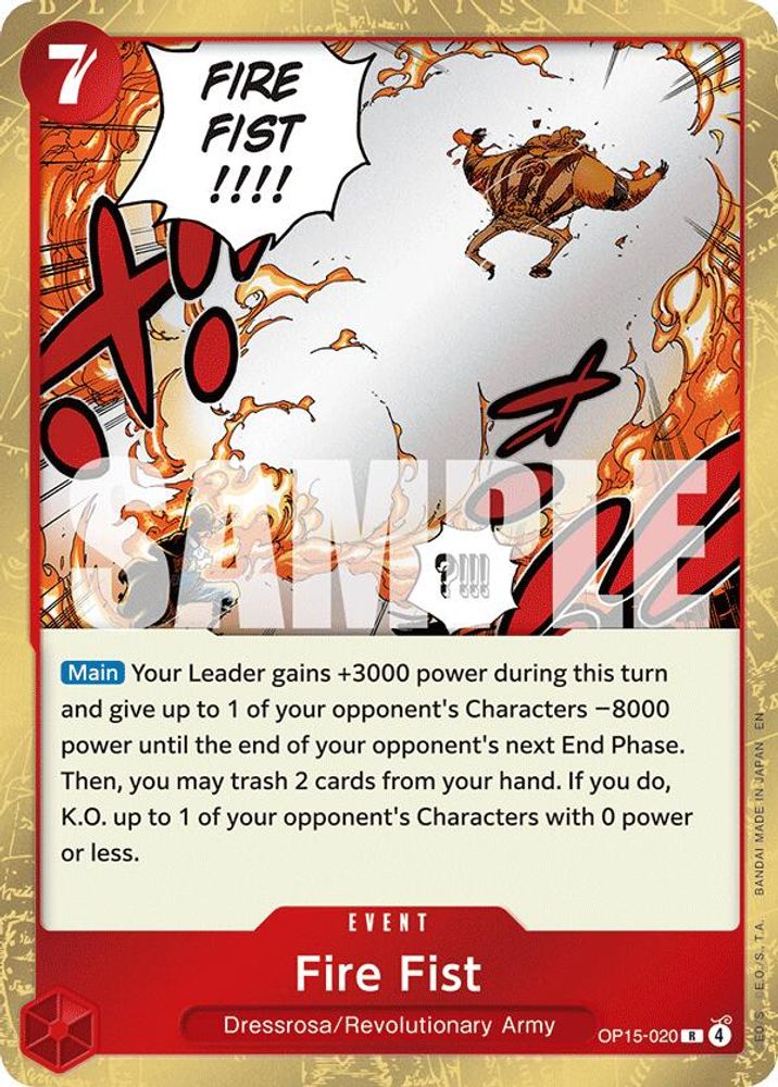 Fire Fist - OP15-020 - Rare