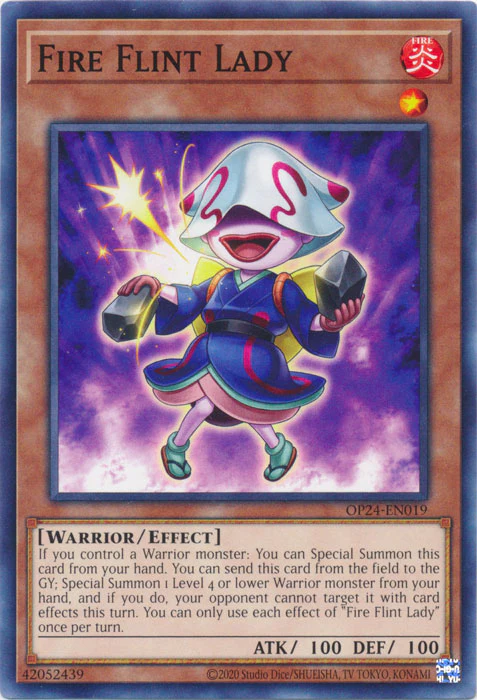 Fire Flint Lady - OP24-EN019 - Common - Unlimited