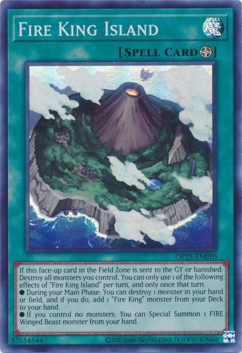 Fire King Island - OP25-EN010 - Super Rare - Unlimited