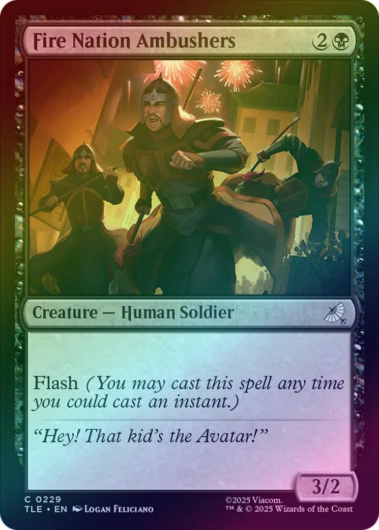 Fire Nation Ambushers (Foil) (TLE)