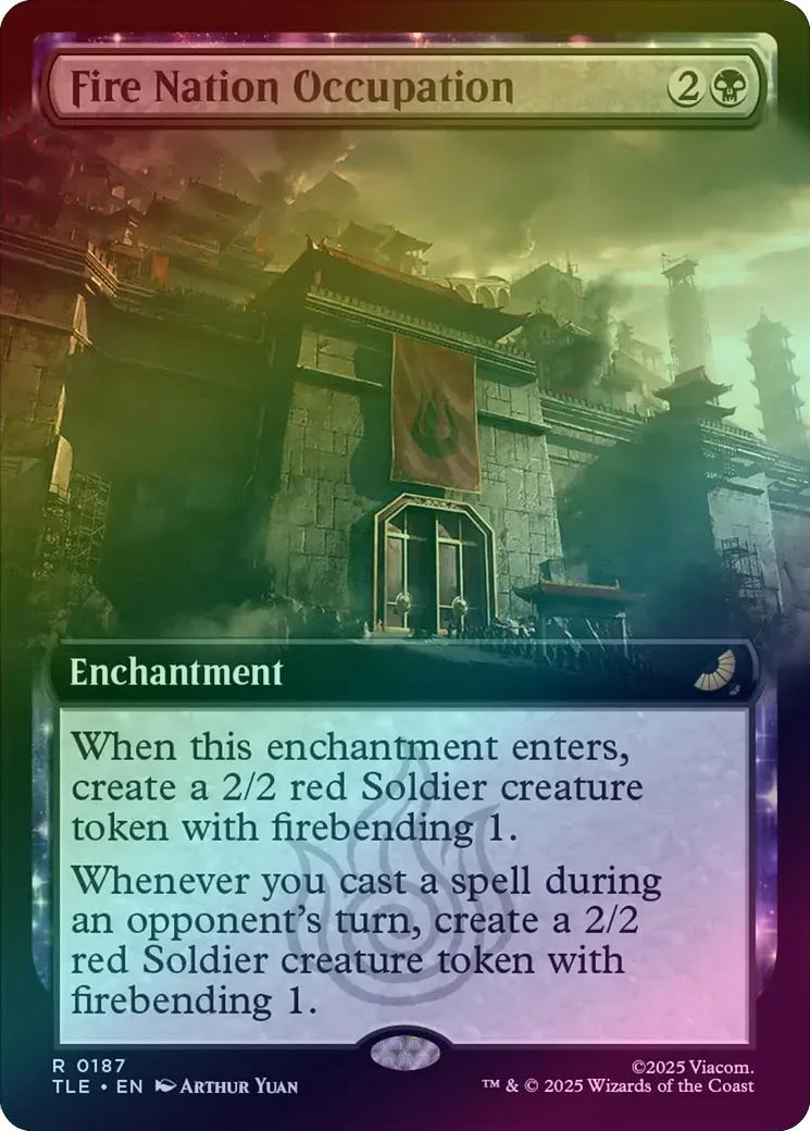 Fire Nation Occupation - Extended Art (Foil) (TLE)