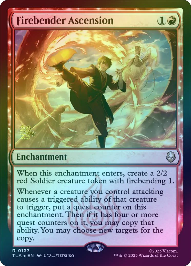 Firebender Ascension - Prerelease Promo (Foil) (PTLA)