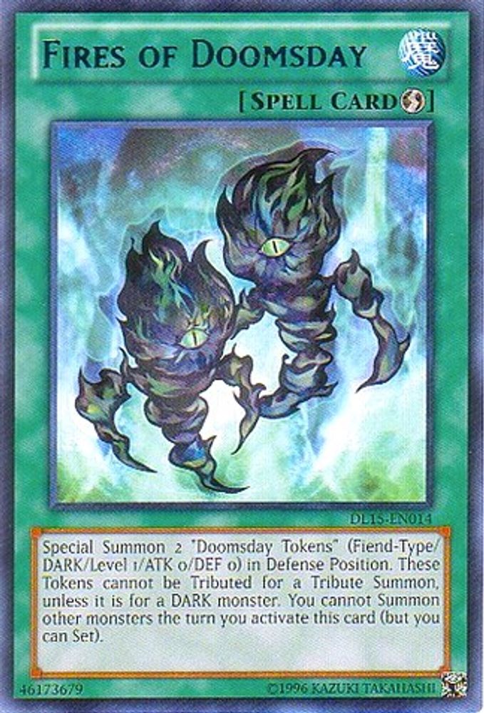 Fires of Doomsday (Blue) - DL15-EN014 - Rare
