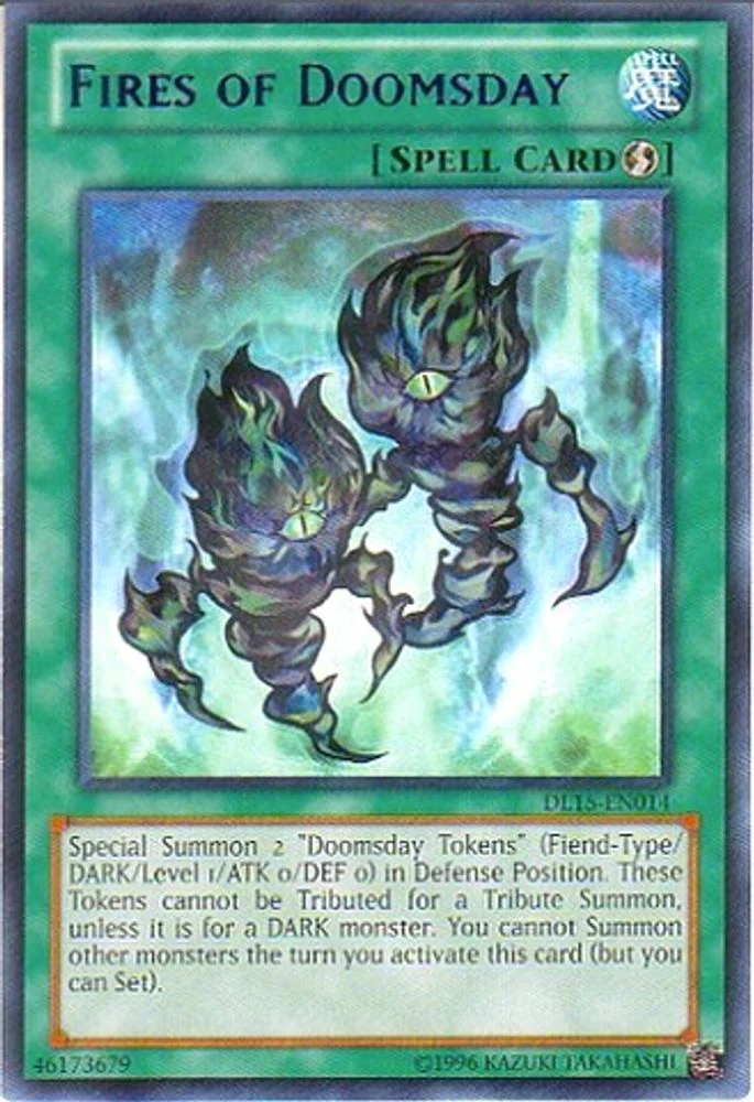 Fires of Doomsday (Purple) - DL15-EN014 - Rare