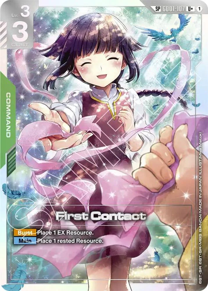 First Contact (GD03 Special) (Alternate Art) - GD01-107 - Uncommon+