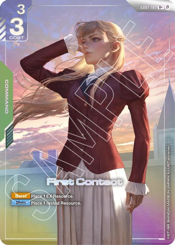First Contact (U+) (Alternate Art) (BETA) - GD01-107 - Uncommon