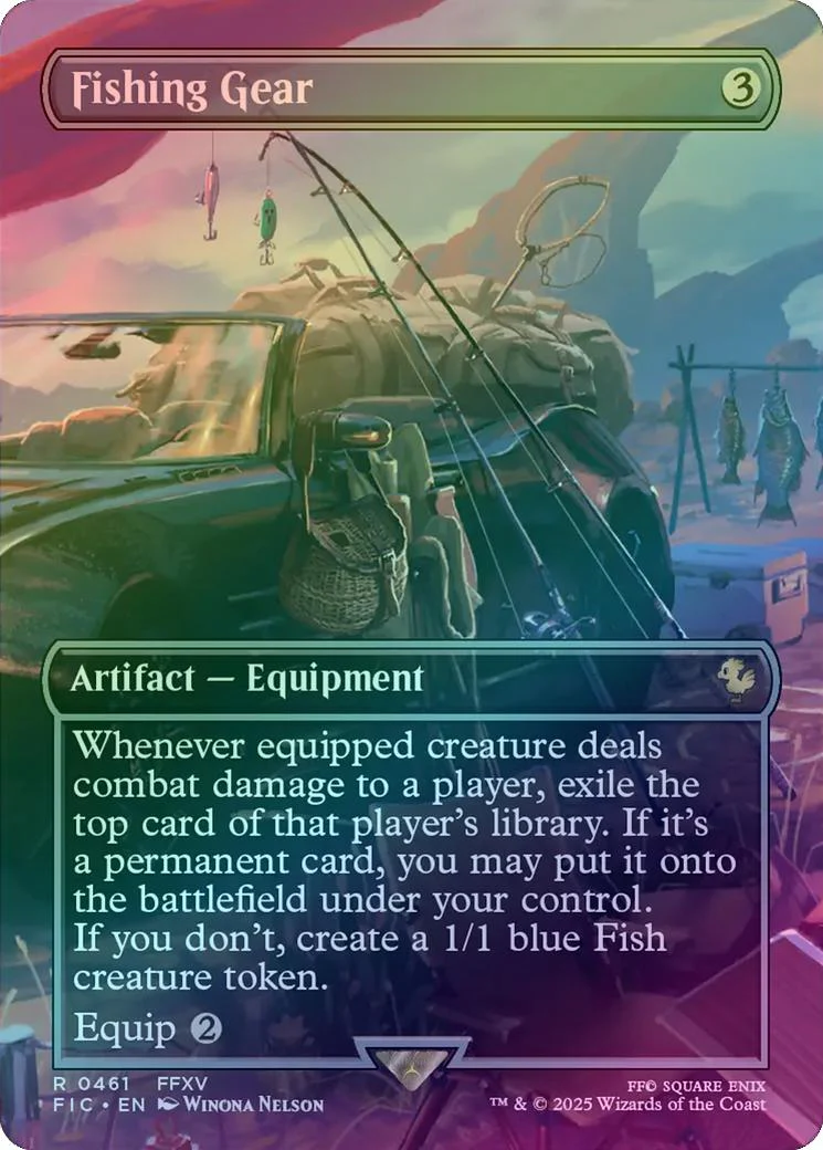 Fishing Gear - Borderless (Foil) (FIC)
