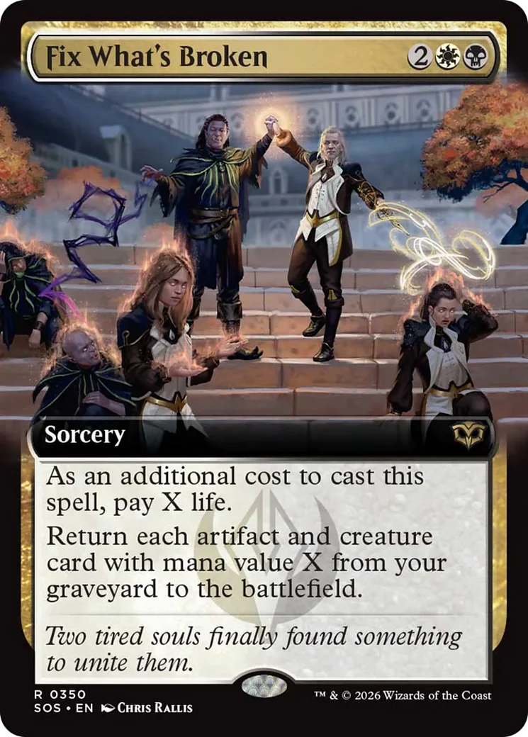 Fix What's Broken - Extended Art (SOS)