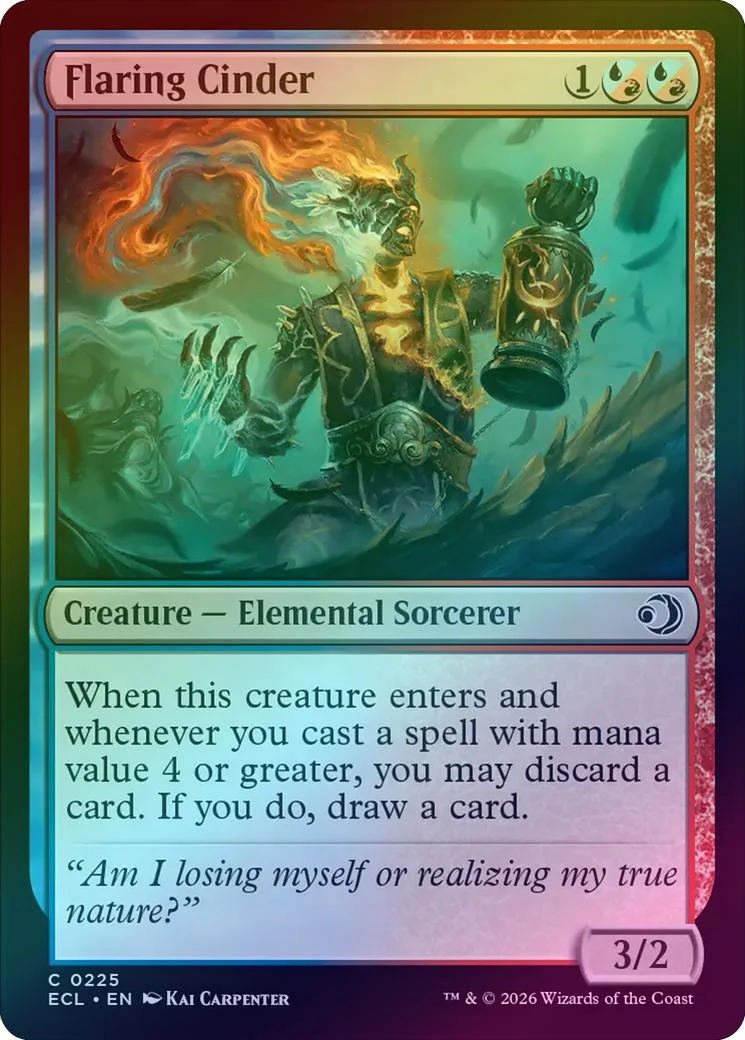 Flaring Cinder (Foil) (ECL)