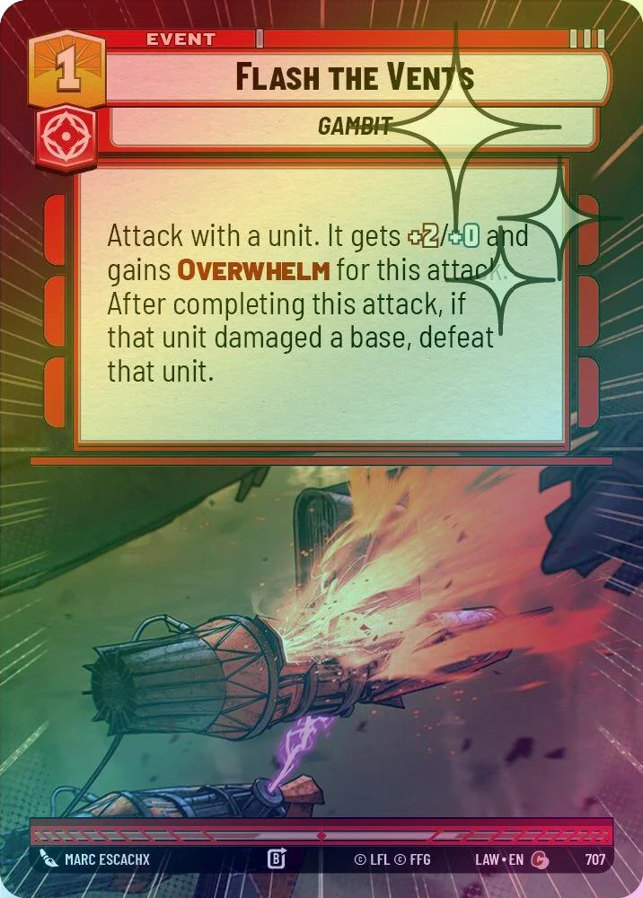 Flash the Vents (Hyperspace Foil) - 707 - Common (Foil)
