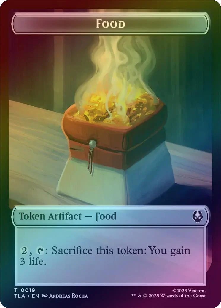 Food (019) // Dragon Token (Foil) (TTLA)