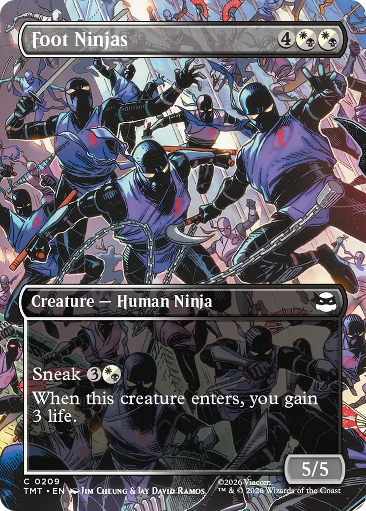 Foot Ninjas - Borderless Scene (TMT)