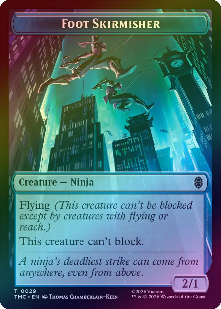 Foot Skirmisher Token (Foil) (TTMC)