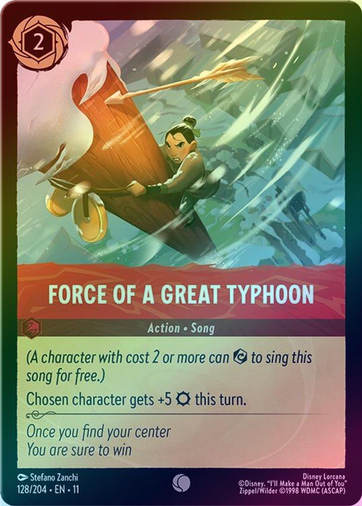 Force of a Great Typhoon - 128/204 - Common (Foil)