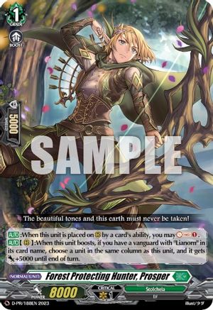 Forest Protecting Hunter, Prosper - D-PR/0188EN 2023 - Promo