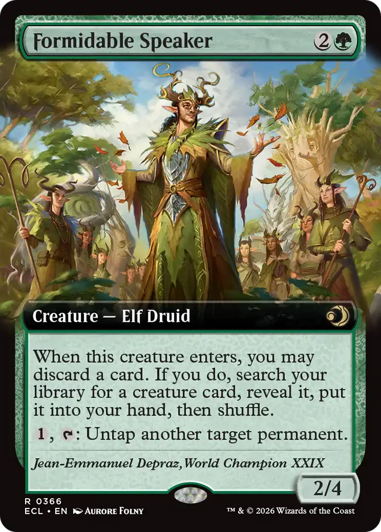 Formidable Speaker - Extended Art (ECL)