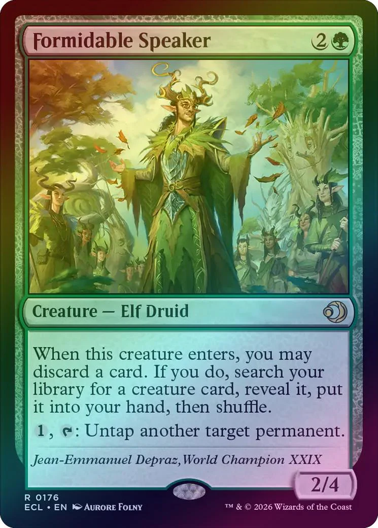 Formidable Speaker (Foil) (ECL)