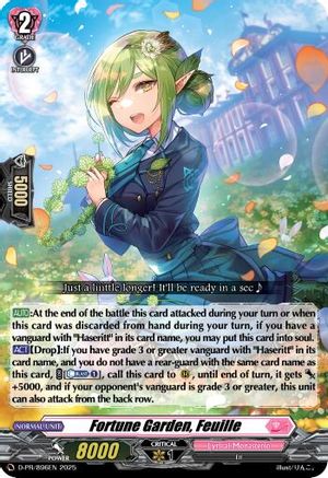 Fortune Garden, Feuille - D-PR/896EN - Promo
