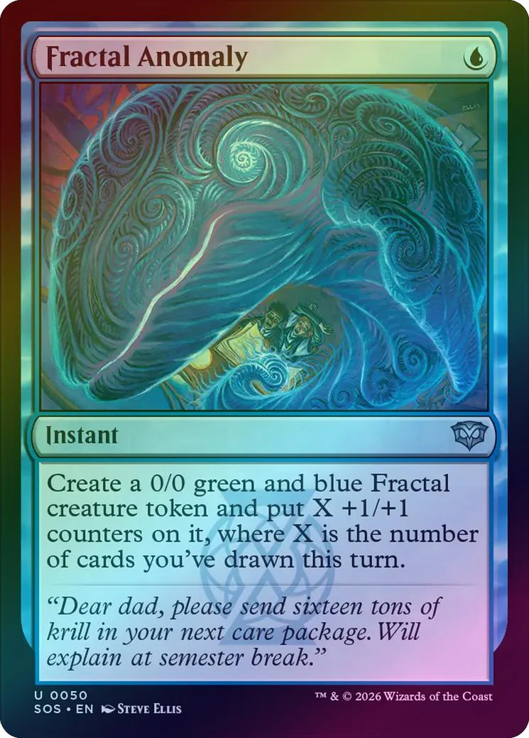 Fractal Anomaly (Foil) (SOS)