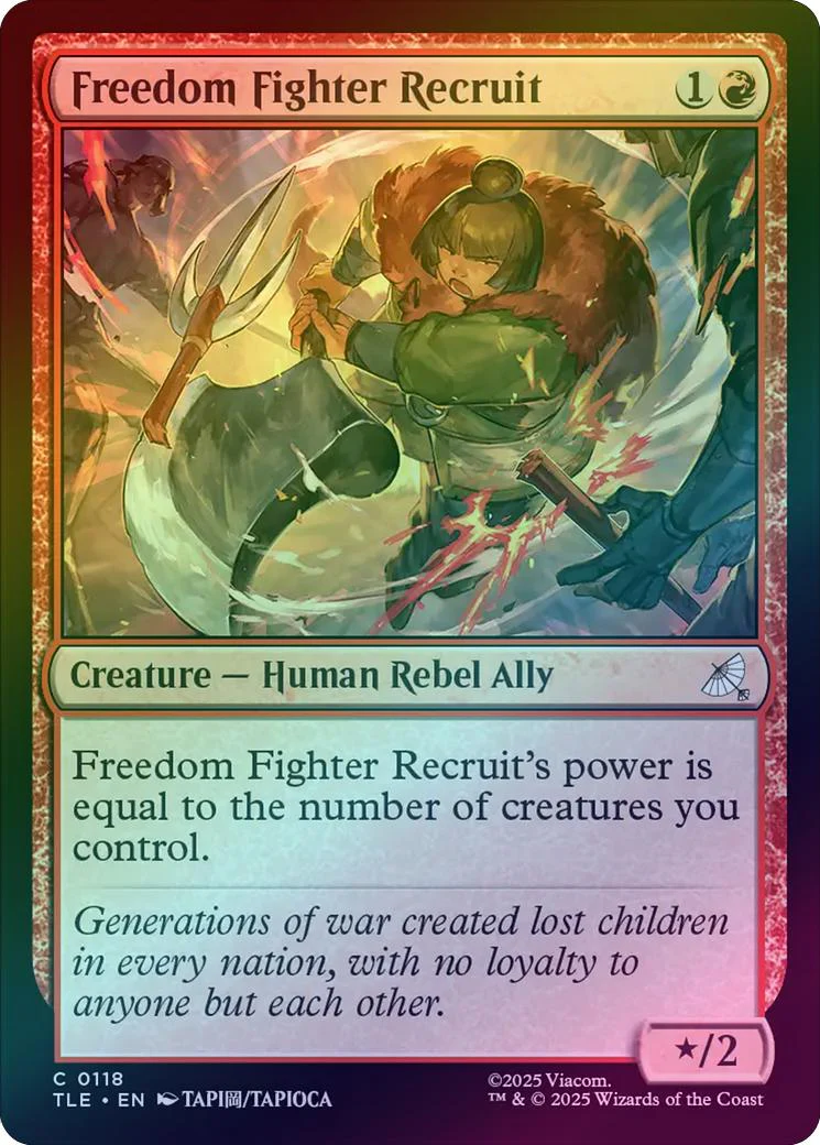 Freedom Fighter Recruit (Foil) (TLE)