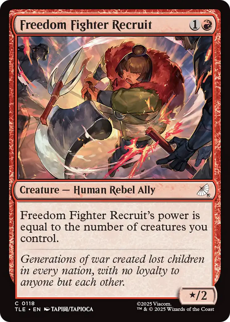 Freedom Fighter Recruit (TLE)