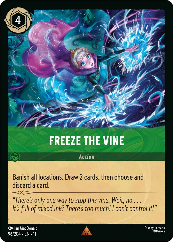 Freeze the Vine - 96/204 - Rare