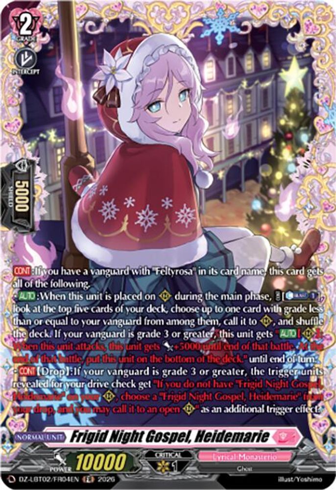 Frigid Night Gospel, Heidemarie (FR) - DZ-LBT02/FR04EN - Frame Rare
