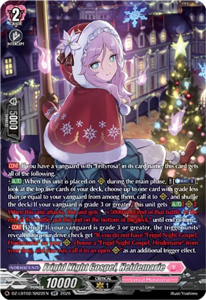 Frigid Night Gospel, Heidemarie (SR) - DZ-LBT02/SR22EN - Silver Rare