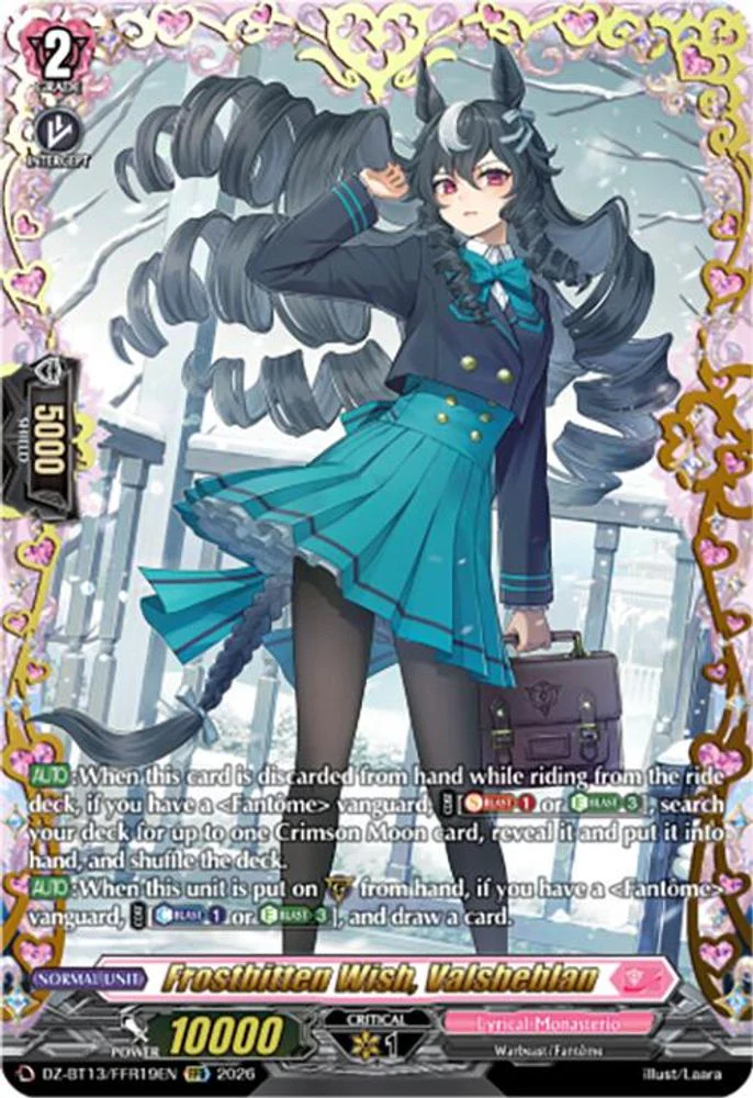 Frostbitten Wish, Valsheblan (FFR) - DZ-BT13/FFR19EN - Double Frame Rare