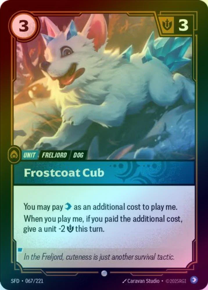 Frostcoat Cub - 067/221 - Common (Foil)
