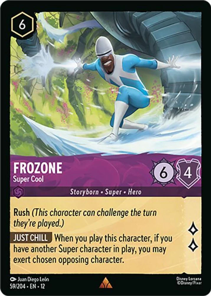 Frozone (Super Cool) - 59/204 - Rare
