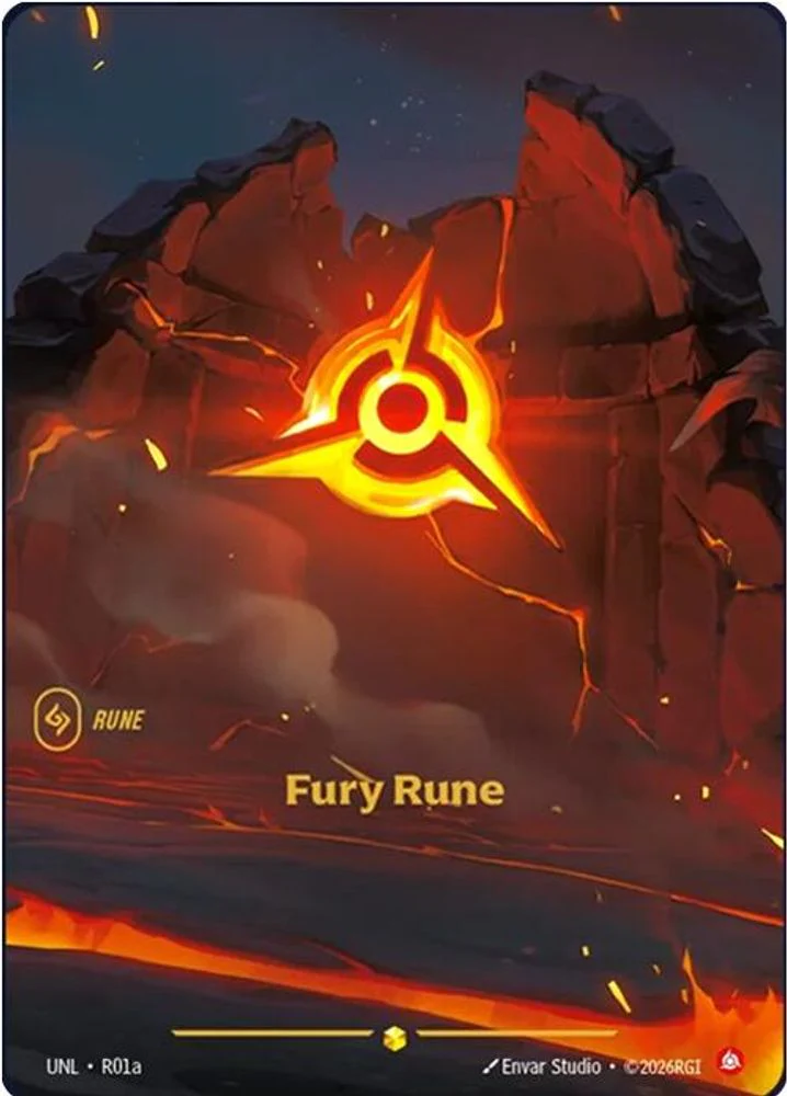 Fury Rune (Alternate Art) - R01a - Showcase