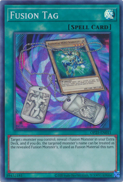 Fusion Tag - OP25-EN011 - Super Rare - Unlimited