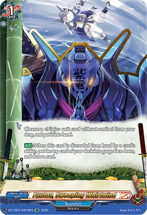 Fuuton, Sweeping Whirlwind (KR) - DZ-TB01/KR15EN - Kyukyoku Rare