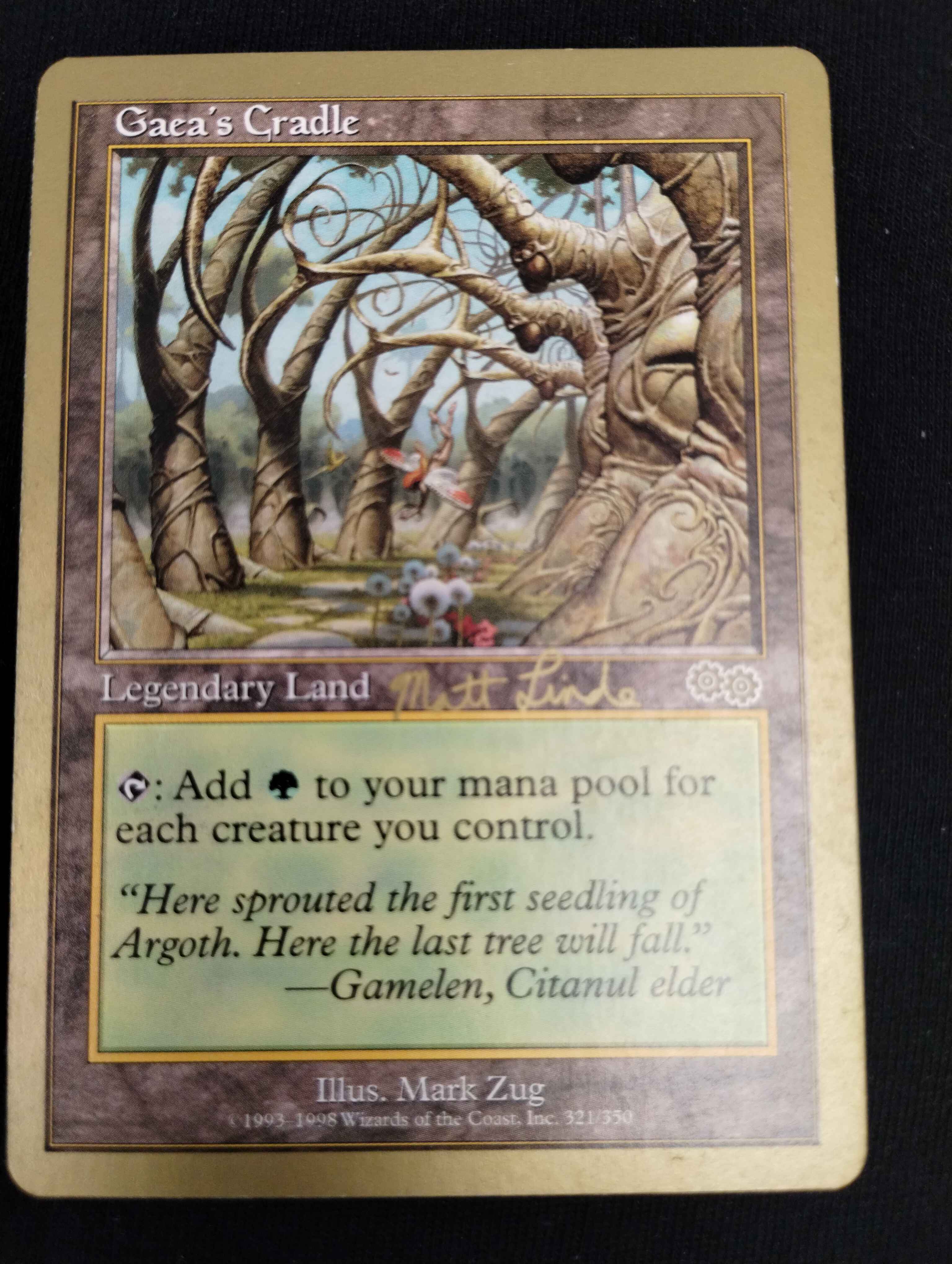 Gaea's Cradle - World Championship Decks - 1999 Matt Linde - MP