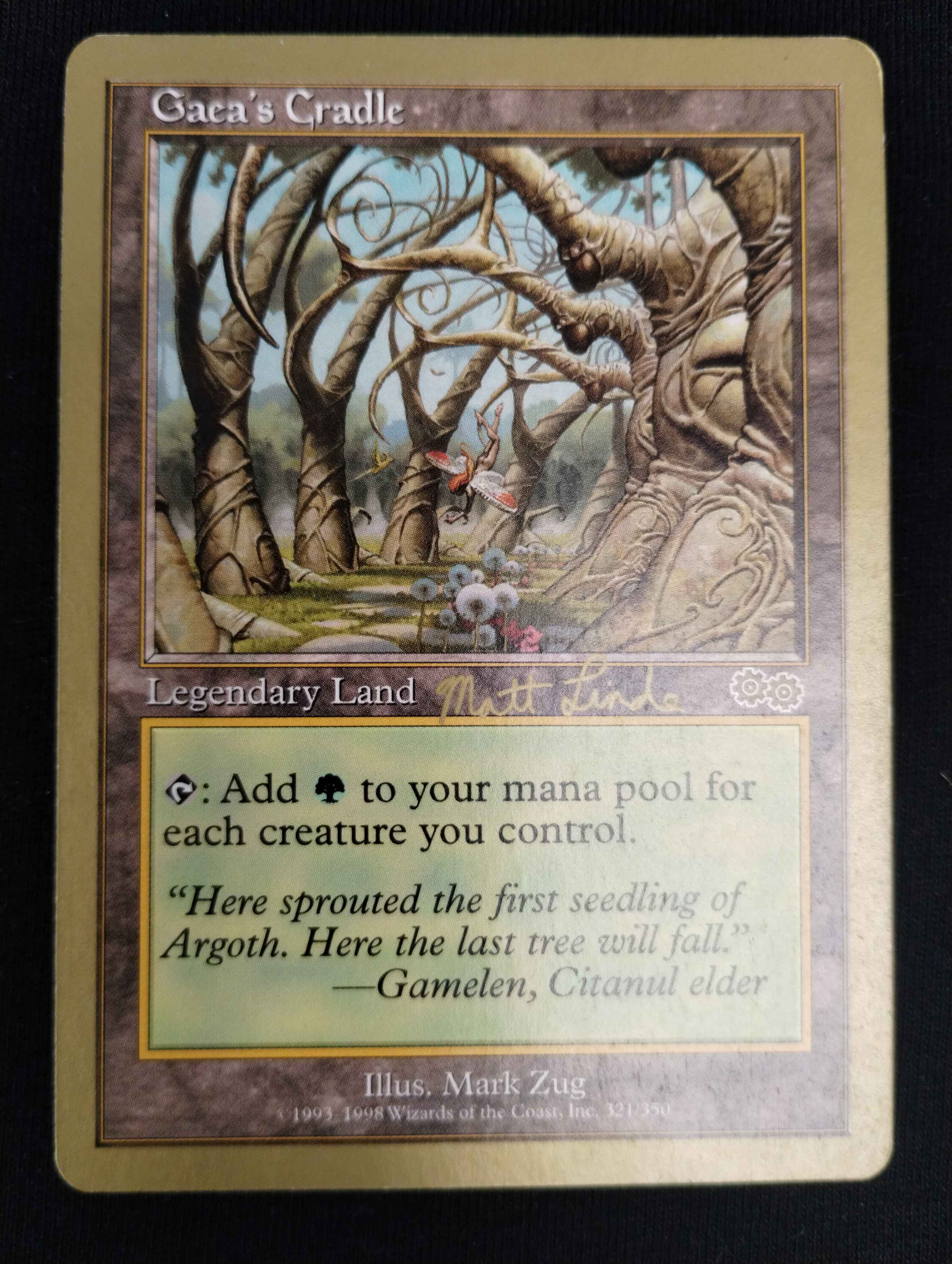 Gaea's Cradle - World Championship Decks - 1999 Matt Linde - SP